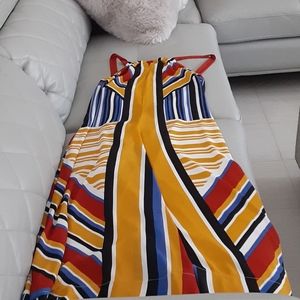 It's a long Romper that ties around your neck.